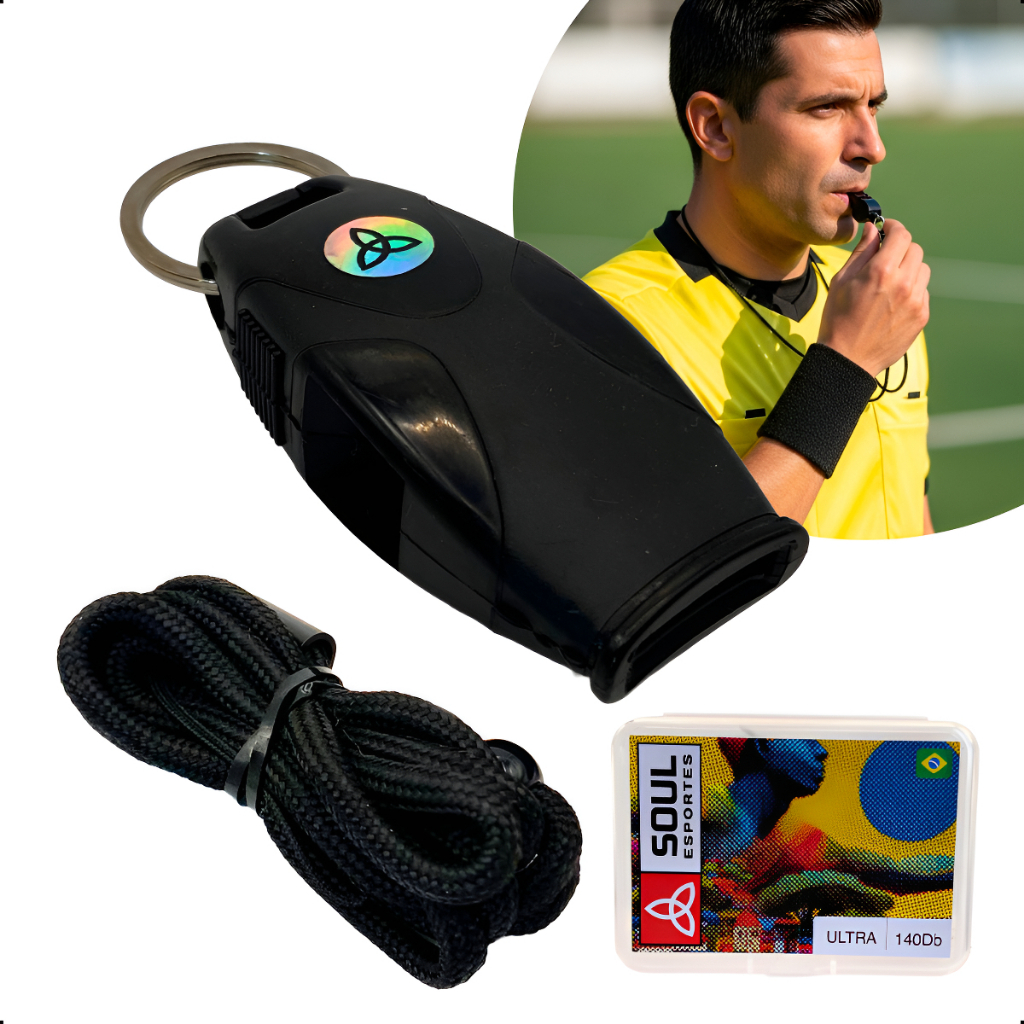 Apito Superior Fox Sharx Profissional 140 Db Imediato