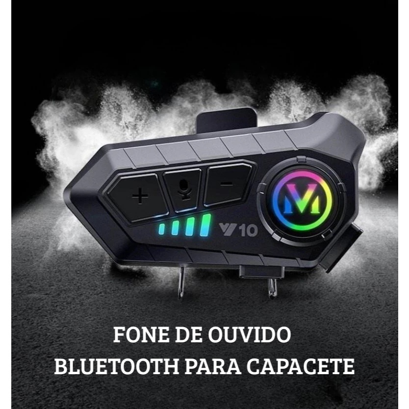 K06 Wireless Bluetooth 5.3 Headphones for Motorcycle Helmets with Noise Reduction IPX6 Waterproof