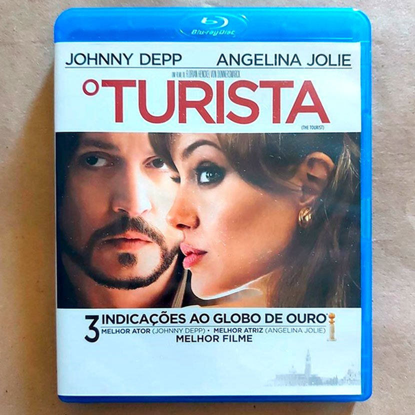 Blu-ray Disc Filme O Turista - Johnny Depp / Angelina Jolie