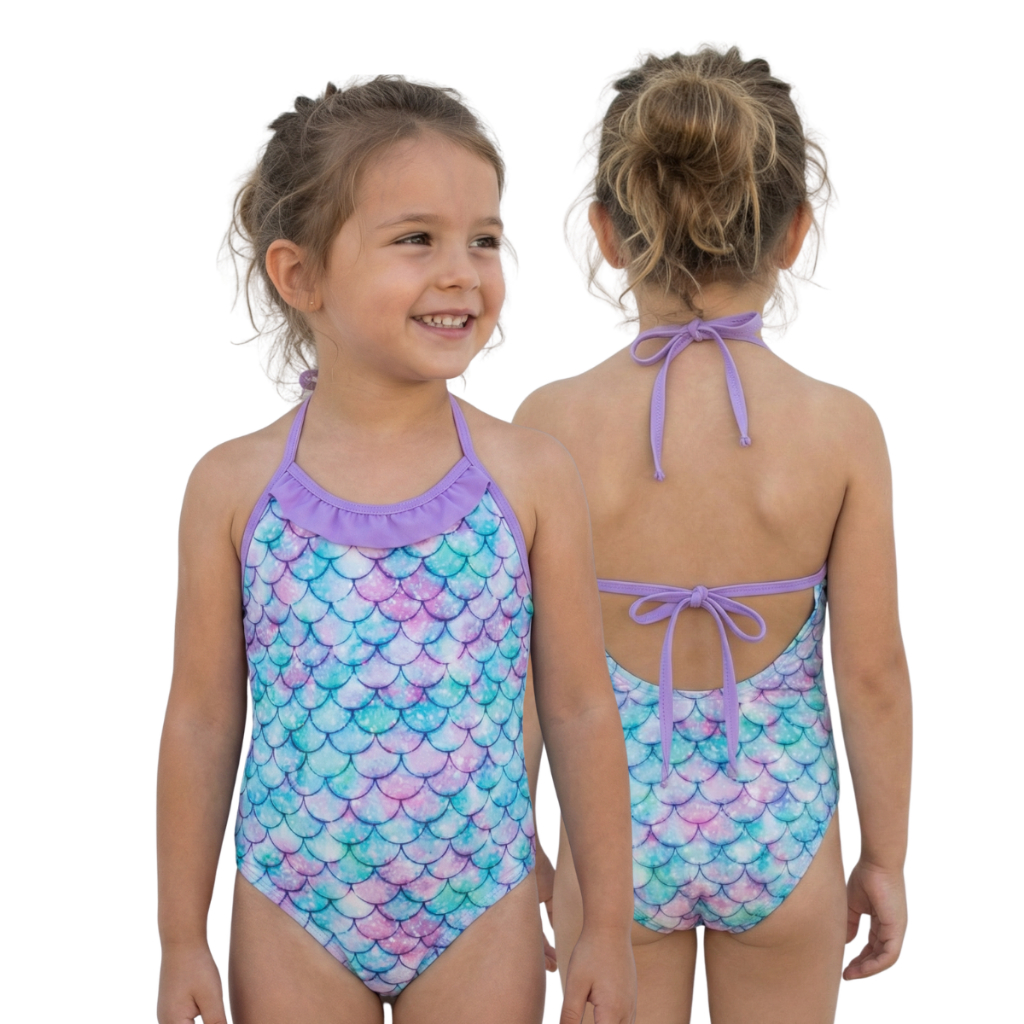 Maiô/Body moda praia Infantil/juvenil Sereia em Oferta na Shopee