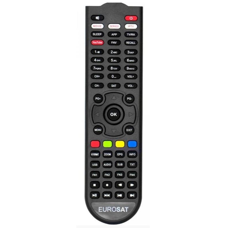 Controle remoto Eurosat Slim e Pro