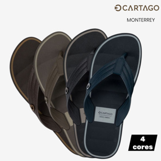 Chinelo Cartago Monterrey Masculino Original | Conforto Premium Antiderrapante em Oferta na Shopee
