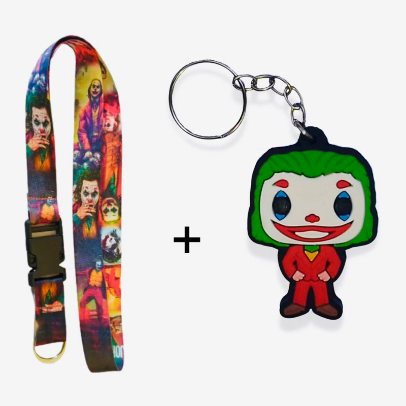 Kit Coringa Cordão Tirante + Chaveiro Emborrachado