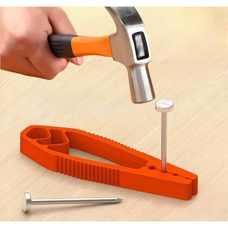 Ferramenta suporte de pregos para martelar pregos com mais segurança - Ferramenta Suporte para Pregos – Mais Segurança