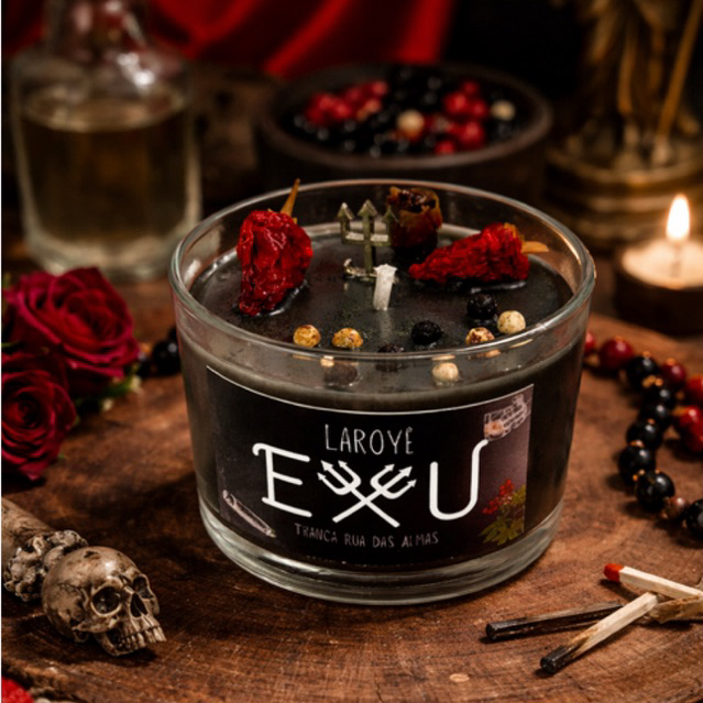 VELA RITUAL 100g - CERA DE COCO | ENTIDADES UMBANDA | PROTEÇÃO, PROSPERIDADE E ABERTURA DE CAMINHOS