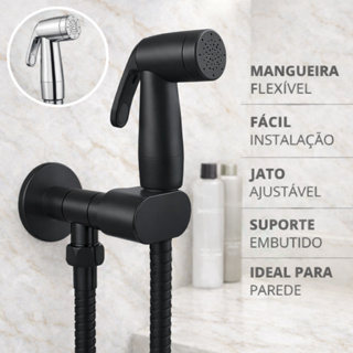 Ducha Higiênica Banheiro Chuveirinho Luxo Com Acoplador Abs em Oferta na Shopee