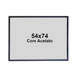 Moldura 54x74 C/acetato Para Quebra Cabeça Para 1000 Peças