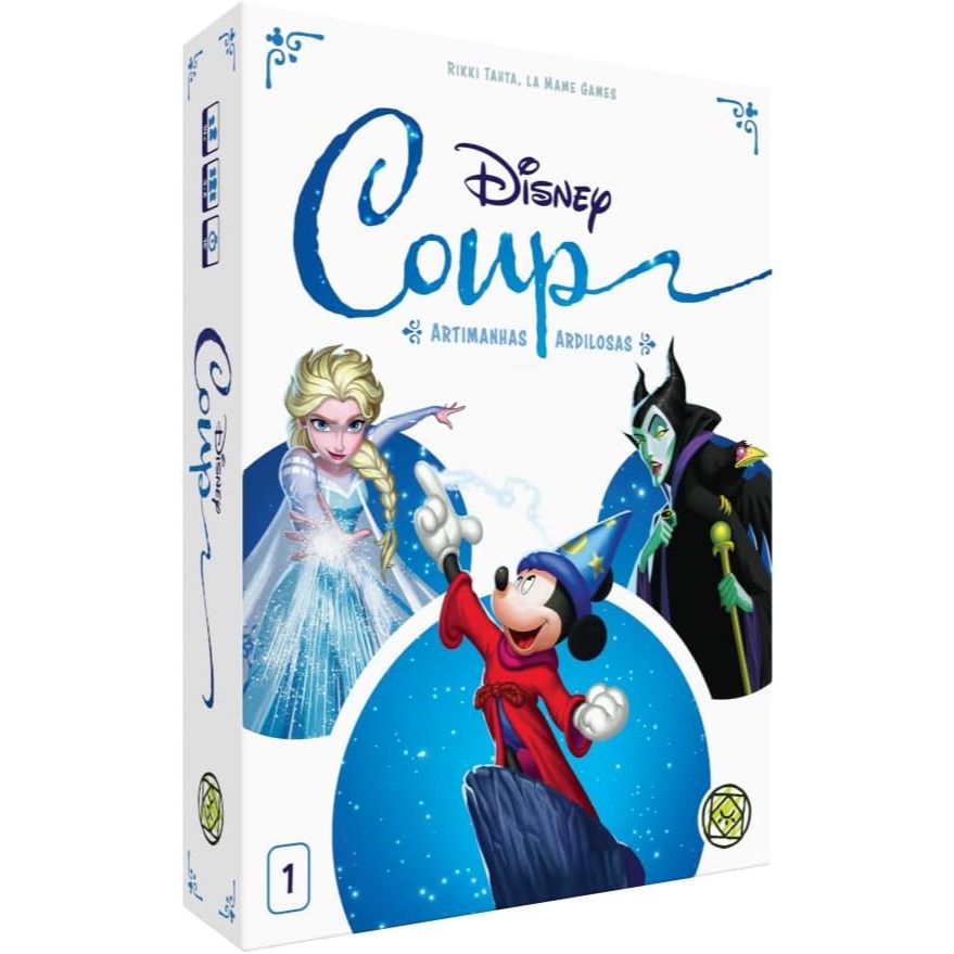 Disney Coup: Artimanhas Ardilosas  - Jogo de Tabuleiro - Board Game - Card Game - Jogo de Cartas
