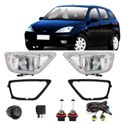 Kit Farol Milha Focus Hatch 2004 2005 2006 2007 2008 C Lâmp