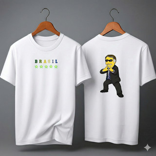 Camiseta Masculina Feminina UNISSEX BOSONARO BRASIL Lançamento Em 100% Algodão em Promoção Envio Imediato PROMOÇÃO
