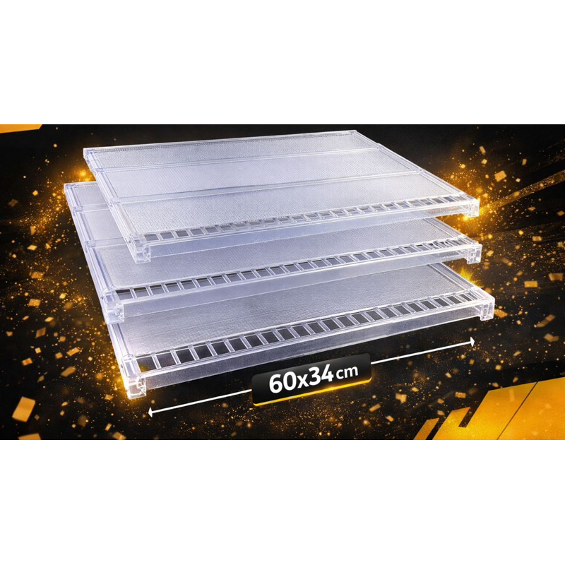 Kit 3 Grade Geladeira Prateleira Refrigerador Continental Mabe Bosh GE Rcct 440/470/480/490