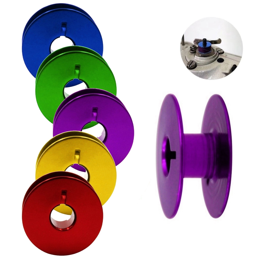 Bobina Metal Colorida Baixa Para Máquina de Costura Reta Industrial em Oferta na Shopee