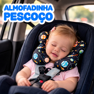 Almofadinha de Pescoço Baby para Viagem Apoio de Cabeça em Algodão em Oferta na Shopee