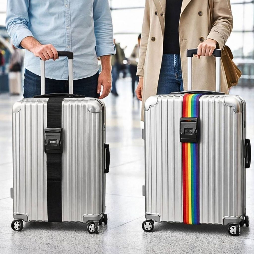 Cinta De Proteção Mala De Viagem Com Segredo Codigo