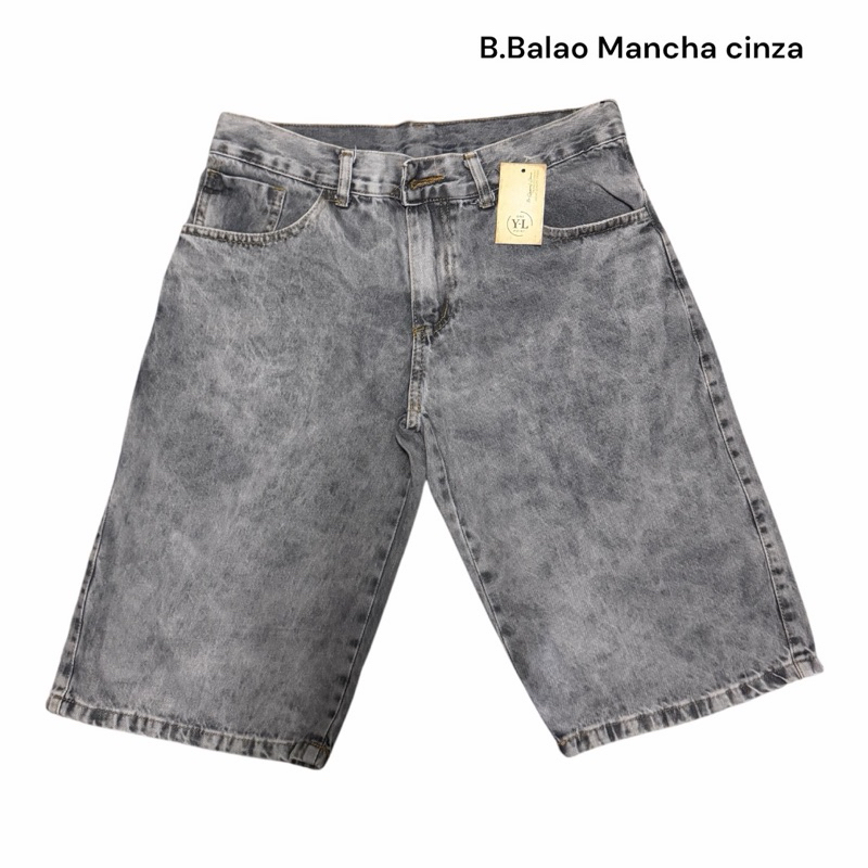 Y.L Bermuda Masculino Jeans Balão perna Larga ,bem suave qualidade casual Top em Oferta na Shopee