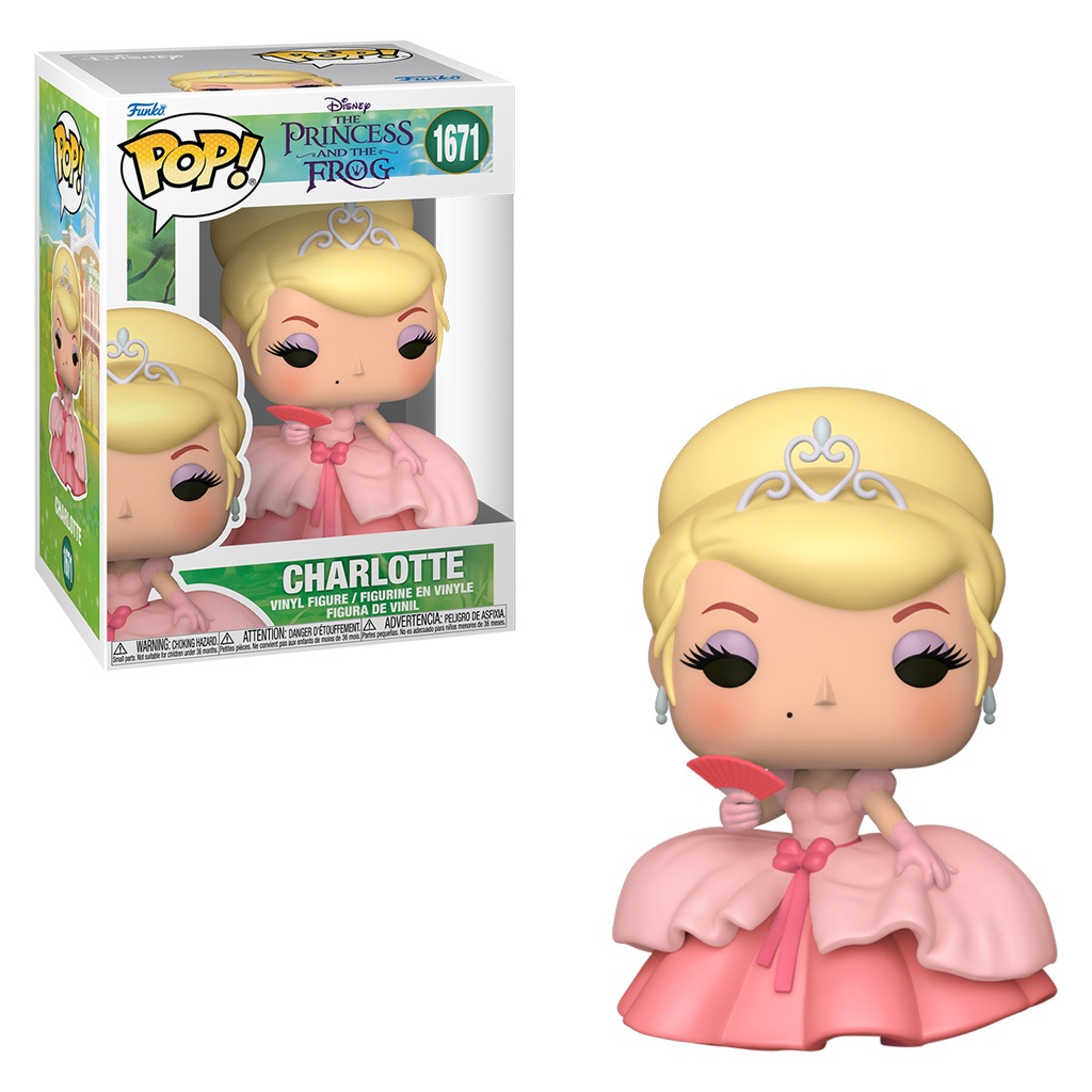 FUNKO POP DISNEY THE PRINCESS AND THE FROG - CHARLOTTE 1671 NOVO ORIGINAL