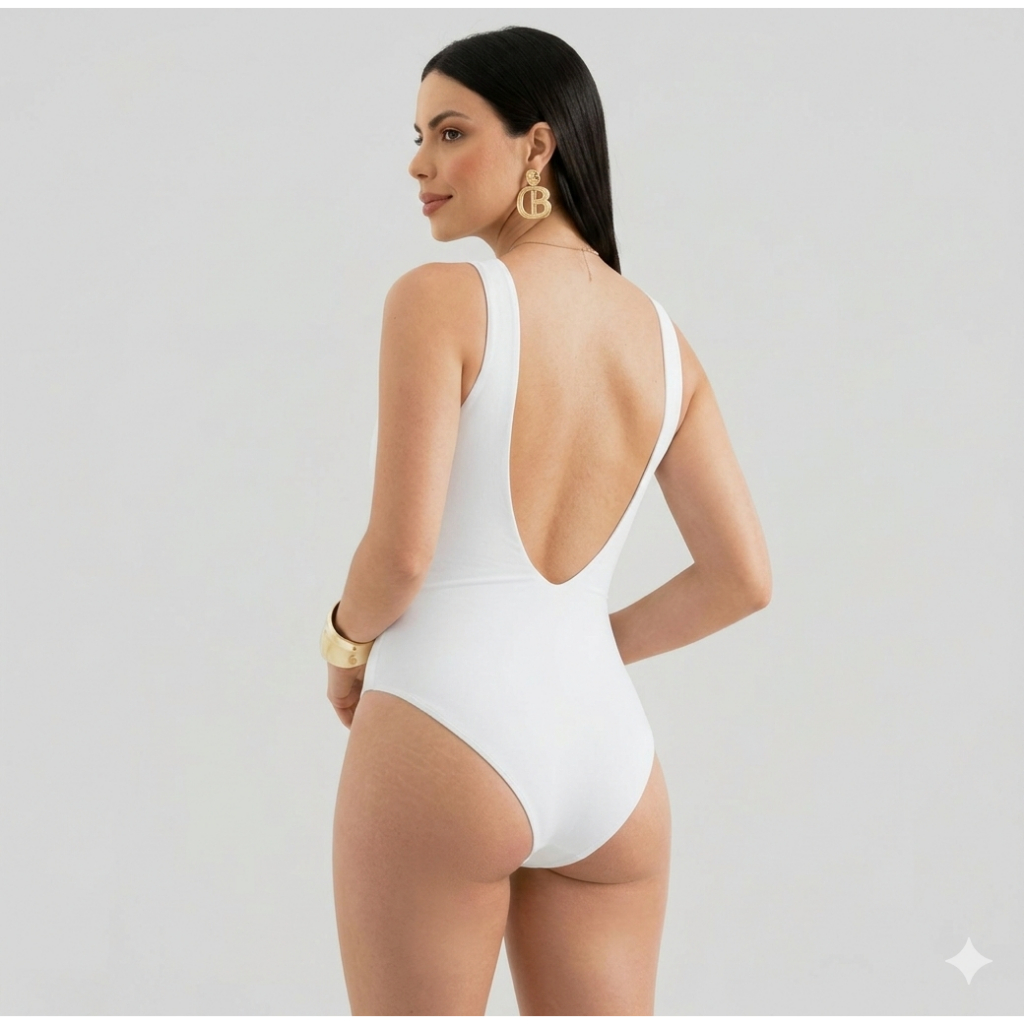 Body Feminino Sensual Decote Costas Nuas em Oferta na Shopee