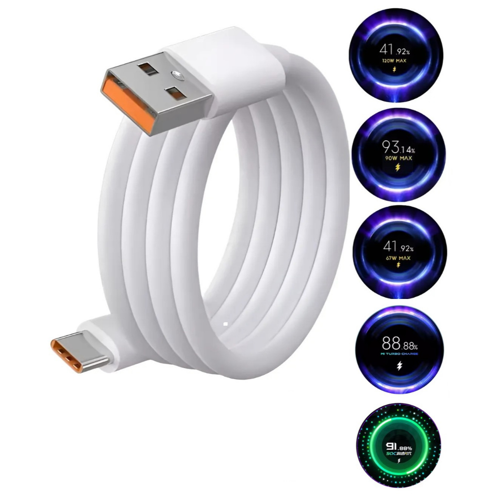 Cabo Usb Original P/ Xiaomi 13 pro 14 15 ultra Redmi 11 12 13 14 Pro Poco X4 X5 Pro F4 F5 Turbo Power 33w 67w 90w 120w