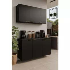 Kit Cantinho do Café Retrô – Para Sala, Cozinha e Área Gourmet