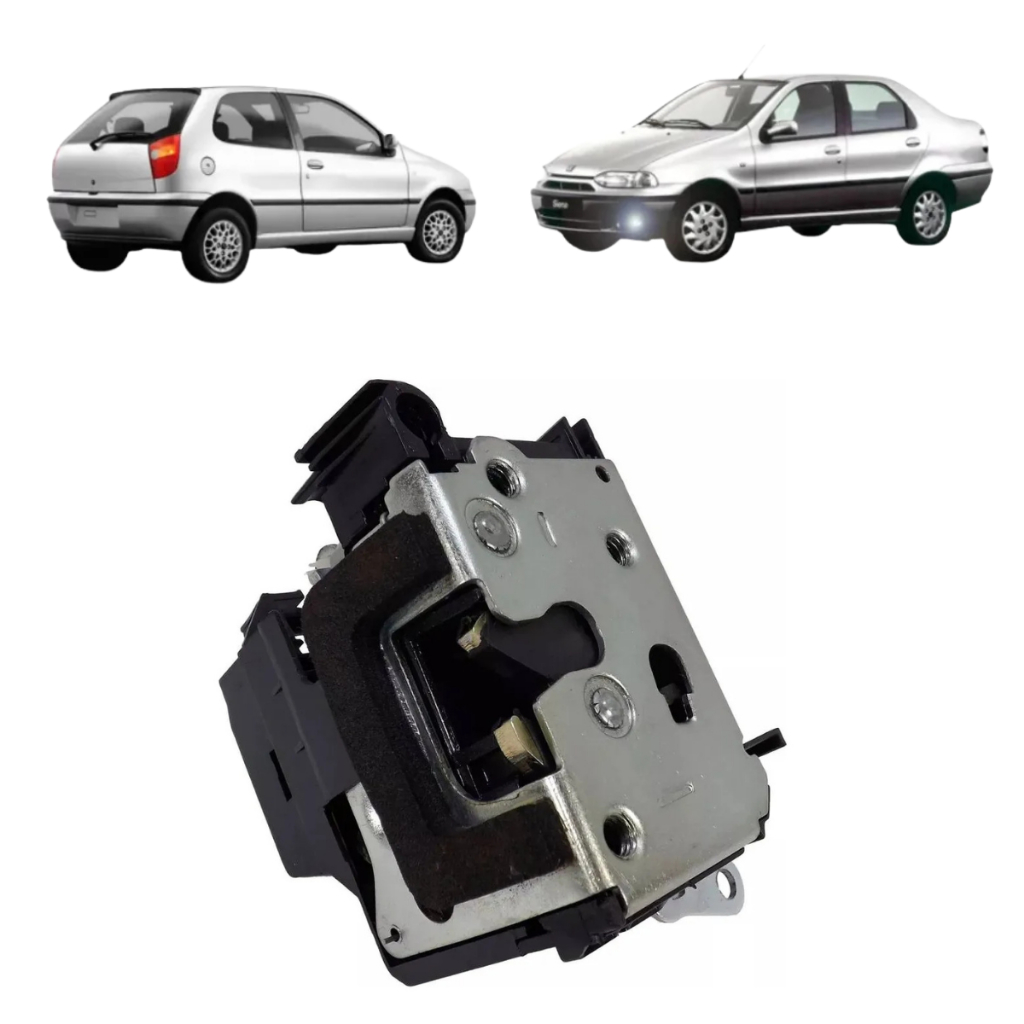 Fechadura Trava Mecânica Dianteira Fiat Palio Siena Strada 1996 a 2011