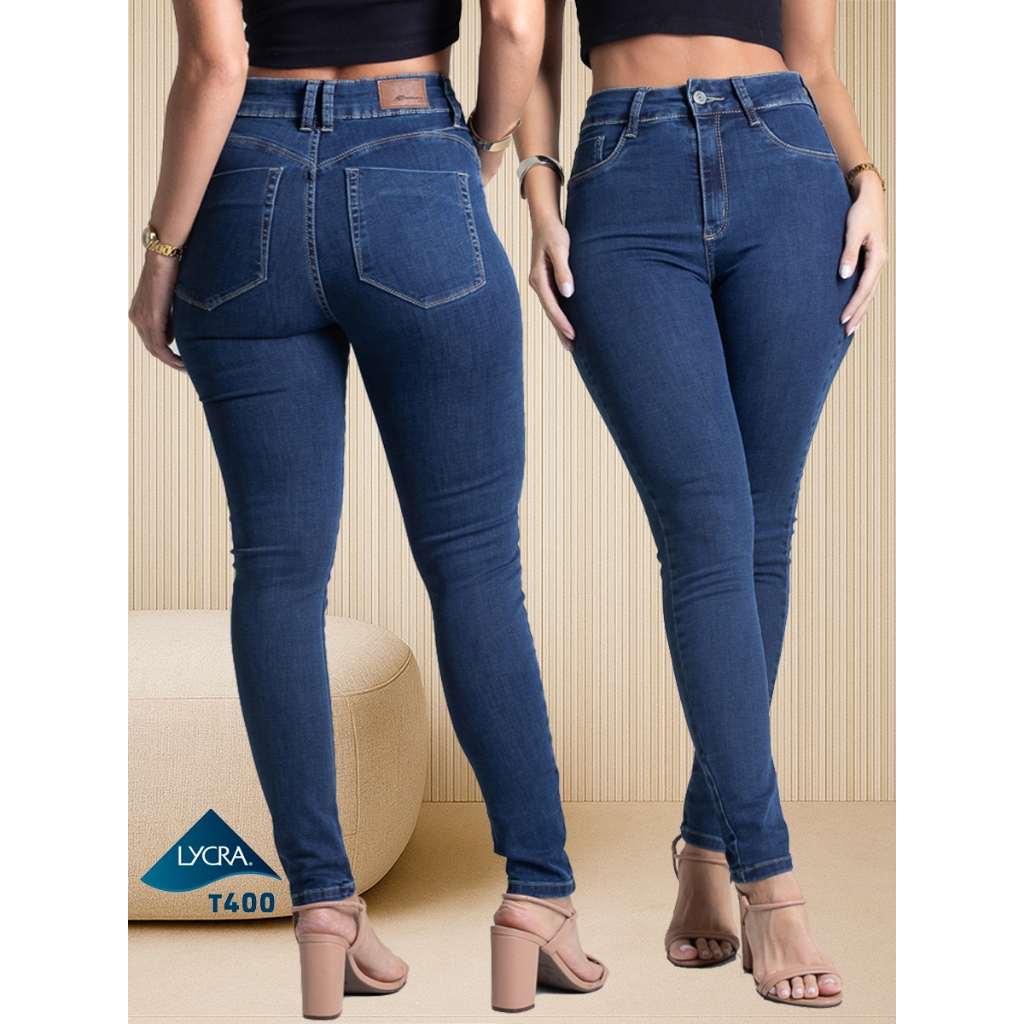 Calça Jeans Original Sawary Com Lycra Roupas Femininas Dins