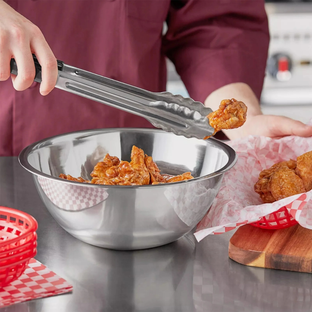 Kit 2 Tigelas Bowl Aço Inox Massas Doces Bolos Alimentos Culinária Cozinha