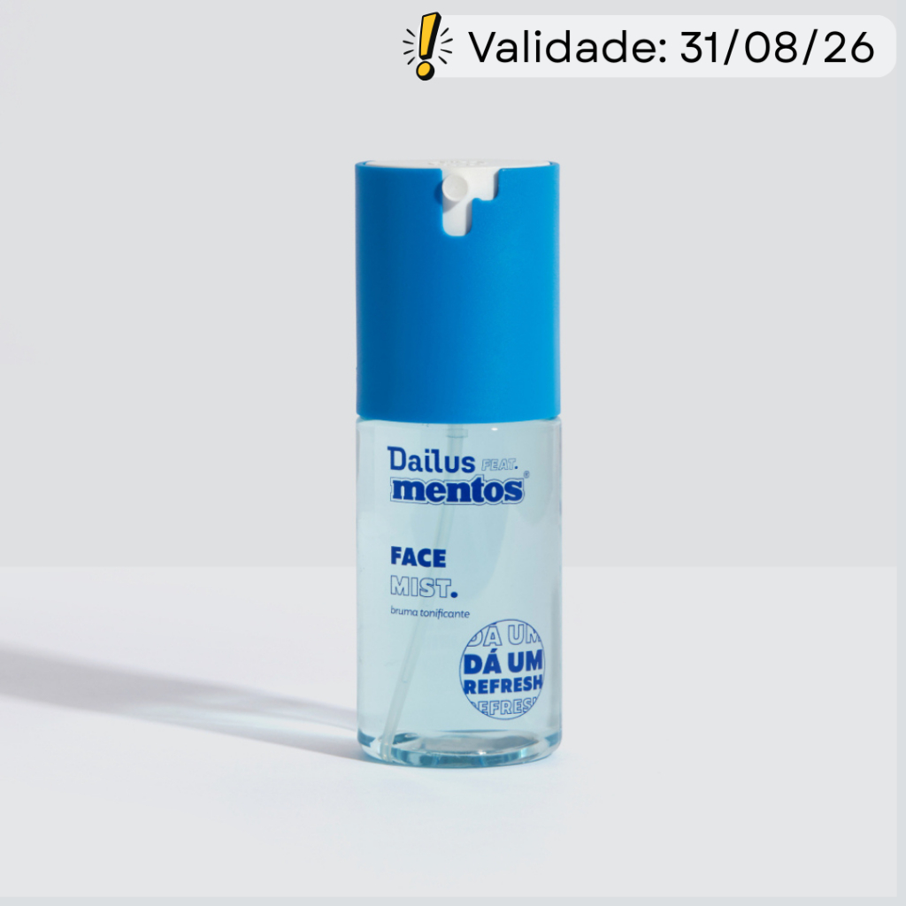 Bruma Facial Refrescante com 5% Niacinamida 100ml - Face Mist Dailus feat. Mentos em Oferta na Shopee