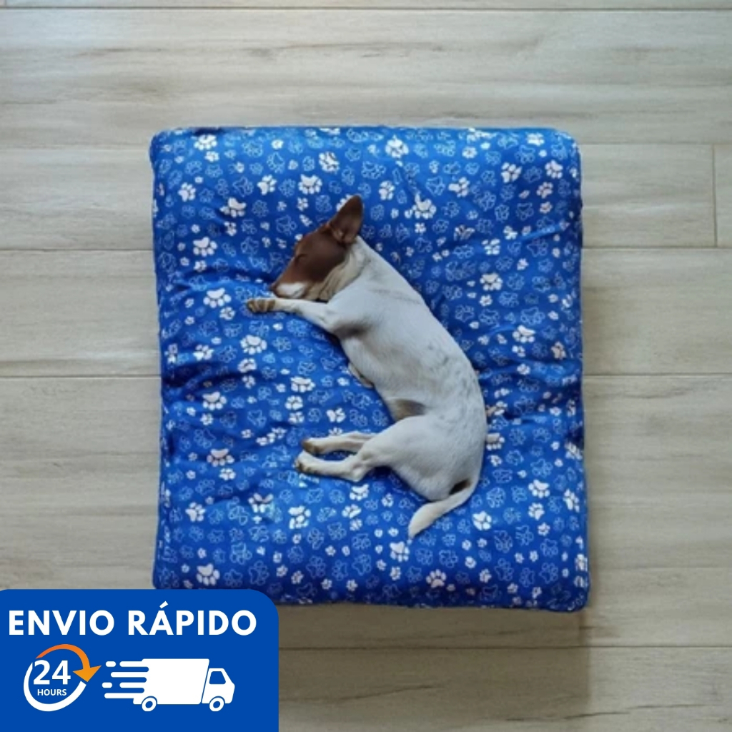Cama Colchonete Almofada para Cachorro ou Gato Pet Pequeno Médio e Grande Gigante Lavável com Zíper