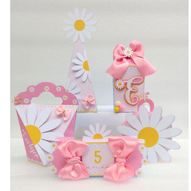 Kit Festa Jardim das Margaridas Lembrancinha Infantil Jardim Encantado