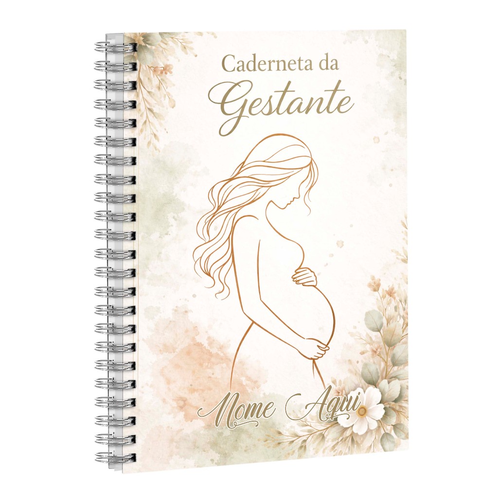 Caderneta da Gestante Personalizada com Páginas Extras 8ª Edição