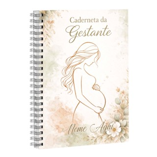 Caderneta da Gestante Personalizada com Páginas Extras 8ª Edição em Oferta na Shopee