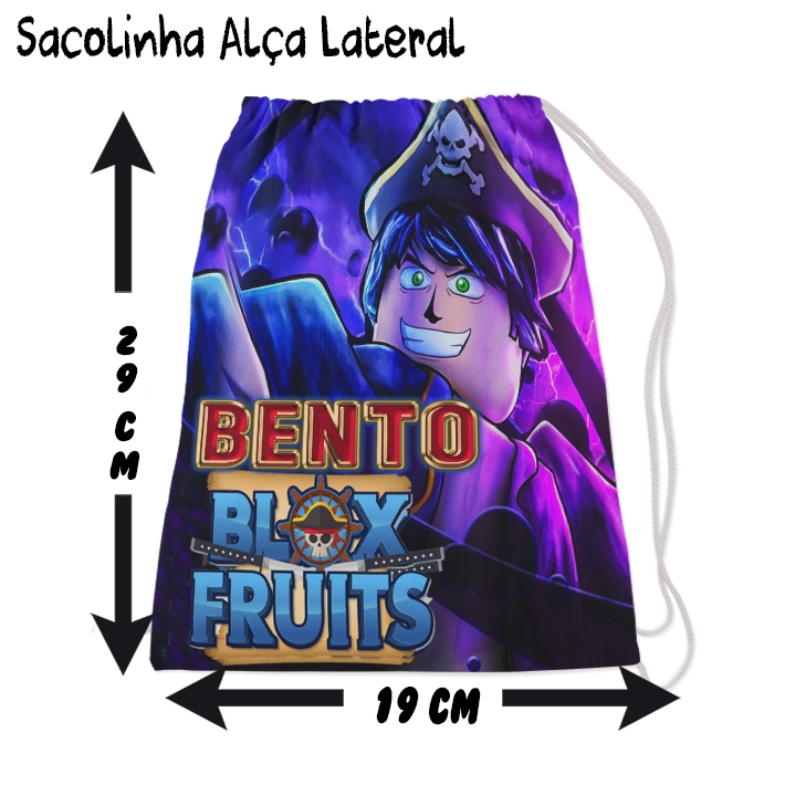 Kit Mochilinha Sacolinha Mochila Saco Sacochila Saquinho Lembrancinha Brinde Aniversario Personalizadas Festa Blox Fruit