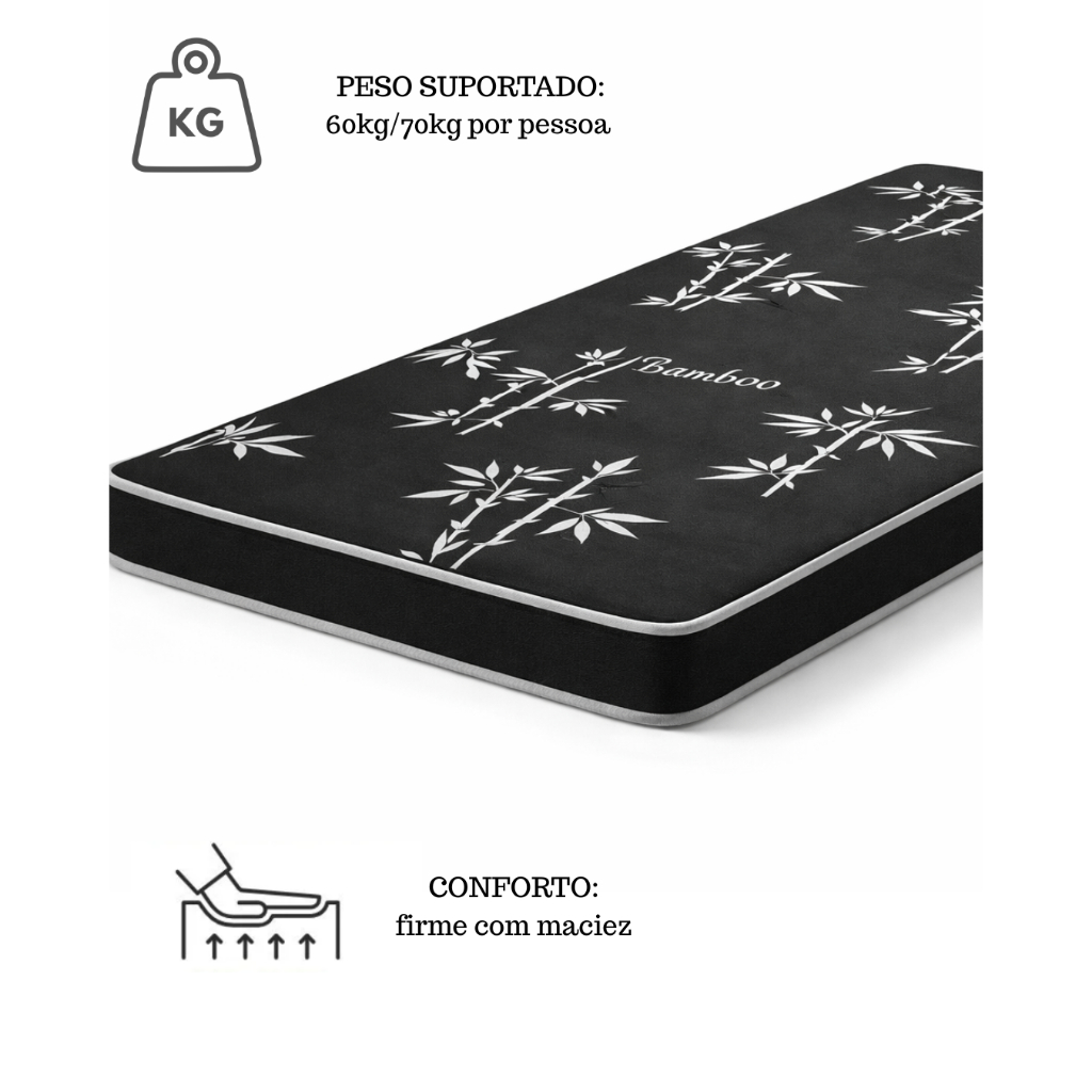 COLCHÃO DE ESPUMA D20 medida SOLTEIRO 78x188 com 10cm de altura em Oferta na Shopee