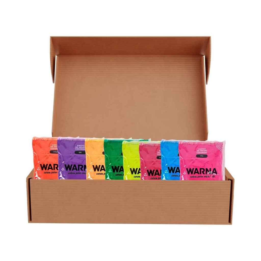 Pó Colorido 100g c/10 unid sortidas Festa Holi Corrida das Cores Chá revelação em Oferta na Shopee