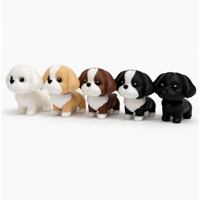 Shih Tzu Cachorro Miniatura - Cachorro Fofinho - Seu Cachorro em Miniatura - Decoração ou Chaveiro