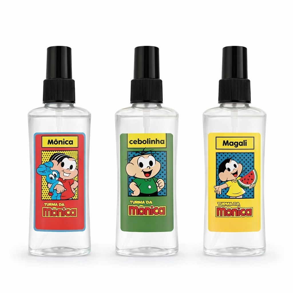 Deo Colônia Cebolinha Mônica Magali- Perfume Infantil ENVIO IMEDIATO!!