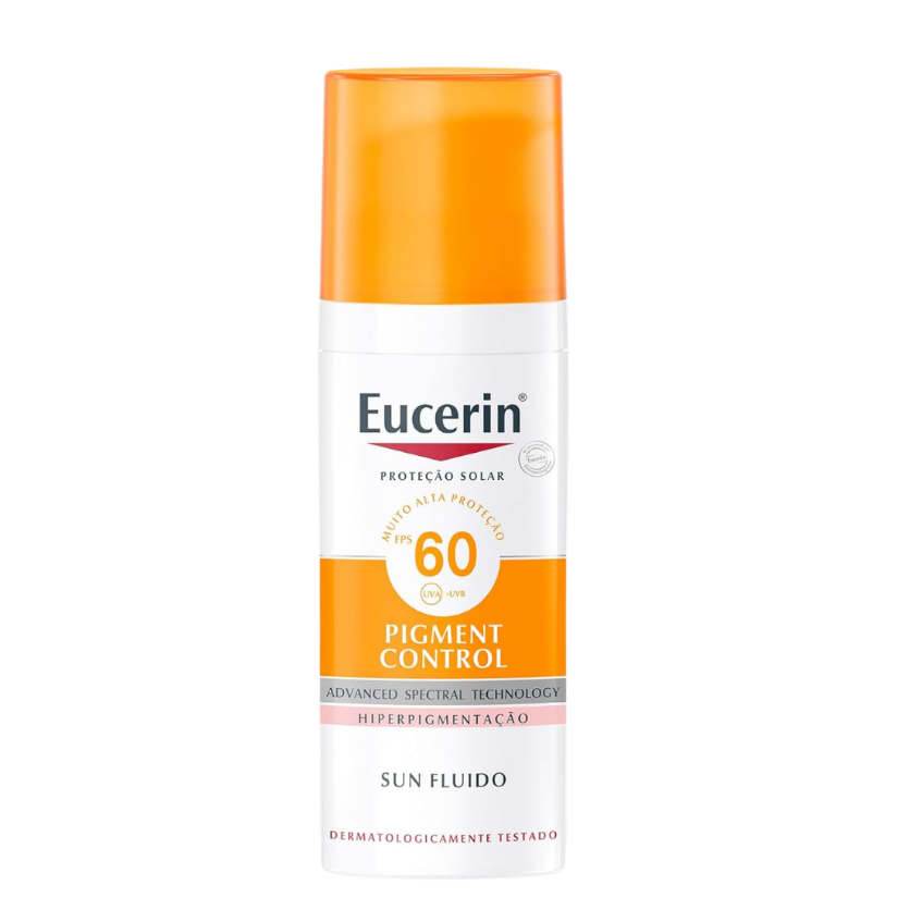Eucerin Sun Pigment Control FPS 60 Protetor Solar Facial 50ml em Oferta na Shopee
