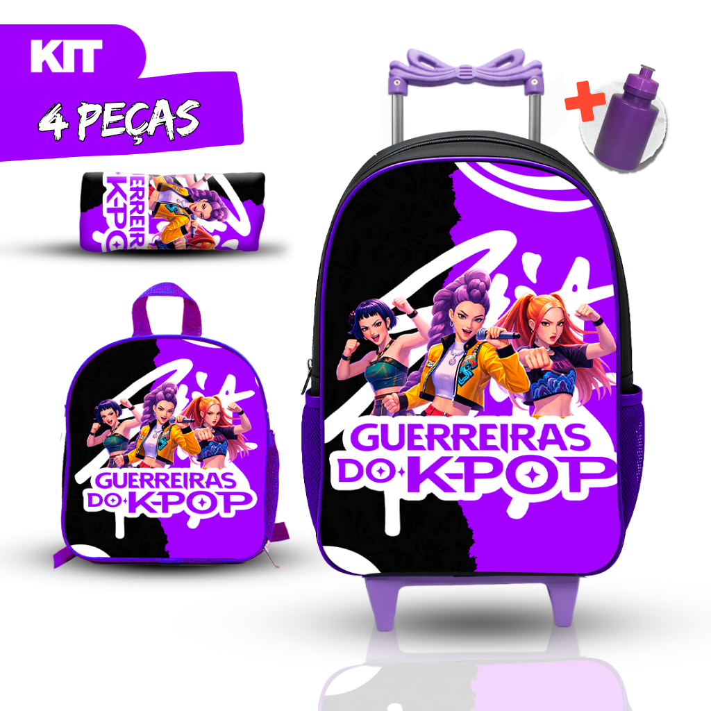 Mochila Escolar Guerreiras kpop em Oferta na Shopee