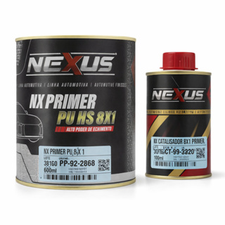 Primer PU HS 8x1 Nexus 800ml + Catalisador 100ml Alto Sólido Profissional em Oferta na Shopee