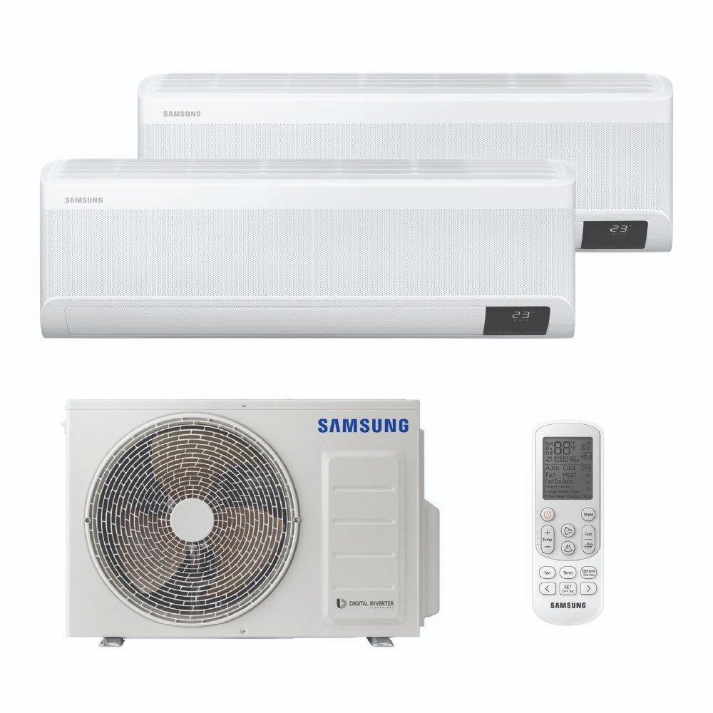 Ar Condicionado Bi Split Inverter Samsung WindFree 18.000 Btus (Hi Wall 9K+ Hi W