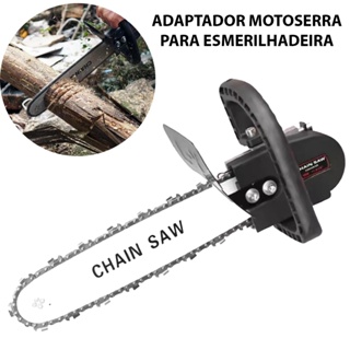 Adaptador Motoserra Corrente Para Esmerilhadeira 12 Polegadas Cortar Galhos em Oferta na Shopee