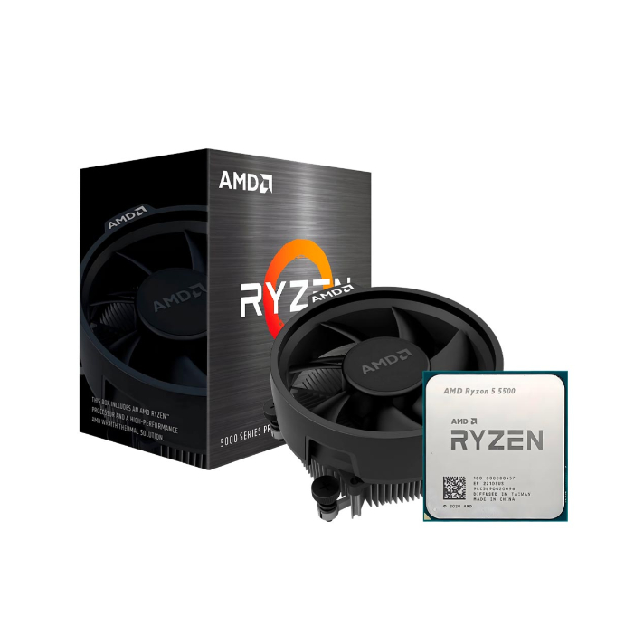 Processador CPU AMD Ryzen 5 5500 3.6 GHz 19 MB (Com Cooler)