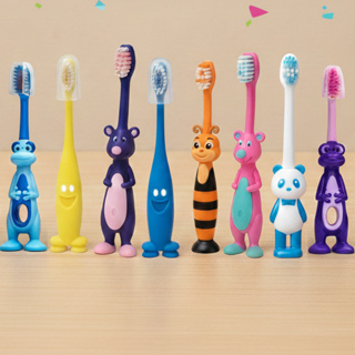 Com 2/3/4/12 Escovas de Dente Infantil/Adulto Bebê e Criança Higiene Bucal - Limpeza Divertida em Oferta na Shopee