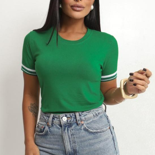 Blusa Camiseta Básica Verde Bandeira T-shirt Copa do Mundo 2026 Estilo Básico Maga Curta Moderna Lançamento Inverno