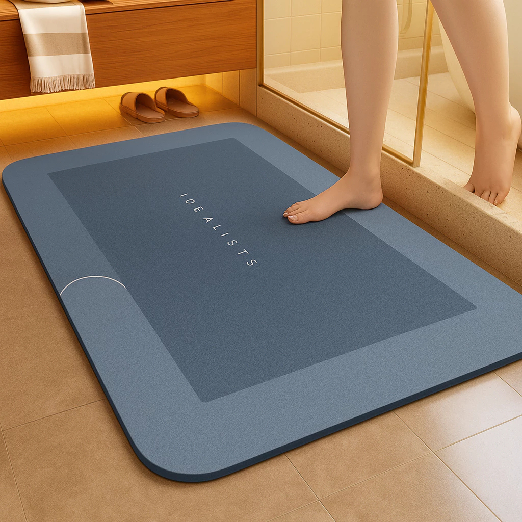 Tapete para Banheiro de Secagem Rápida e Super Absorvente - Ideal para Chuveiro, Cozinha e Varanda 40X60cm em Oferta na Shopee
