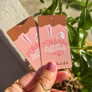 25 Tags Etiqueta Presente de Páscoa | Feliz Páscoa | Papelaria Afetiva | Mimo Cliente em Oferta na Shopee