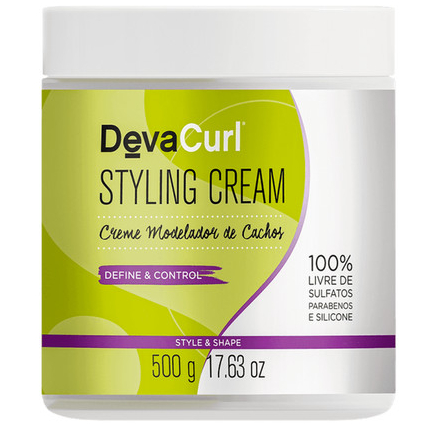 Deva Curl Styling Cream - Creme Modelador de Cachos 500g em Oferta na Shopee