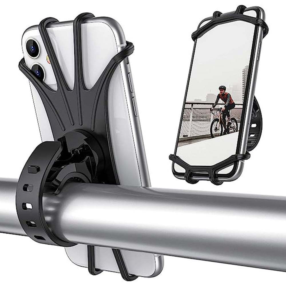 Suporte De celular Bicicleta Bike Mtb Speed Bmx Patinete Patins Eletrico universal 360° em silicone