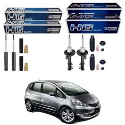 KIT 4 AMORTECEDOR FIT 2009 A 2013 ORIGINAL NAKATA + KITS