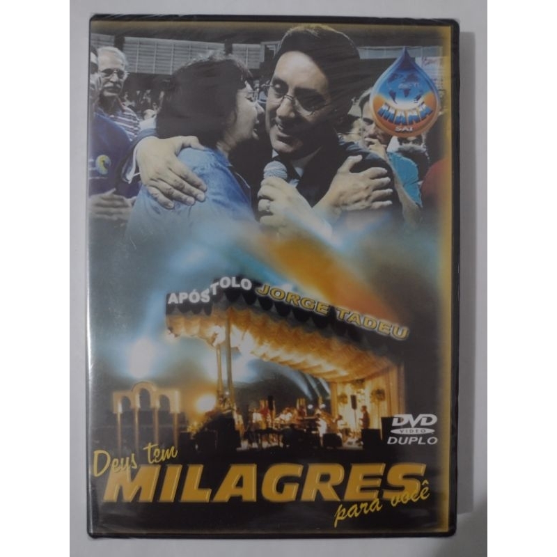 Dvd: Deus tem milagres para você - Apóstolo Jorge Tadeu dvd duplo